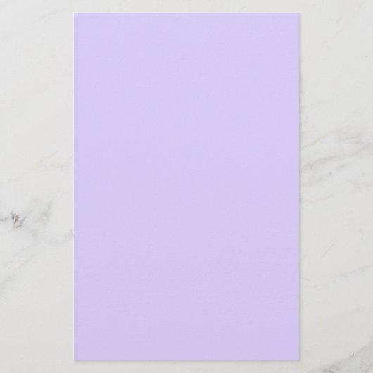 Bleke lavender Solid Color Briefpapier (Achterkant)