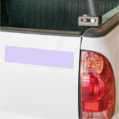 Bleke lavender Solid Color Bumpersticker (Op Truck)