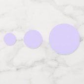 Bleke lavender Solid Color Confetti (Achterkanten)