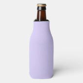 Bleke lavender Solid Color Flesjeskoeler (Fles Voorkant)