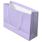 Bleke lavender Solid Color Groot Cadeauzakje (Voorkant Gekanteld)