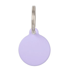 Bleke lavender Solid Color Huisdierpenning