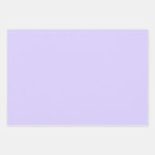 Bleke lavender Solid Color Inpakpapier Vel (Voorkant)