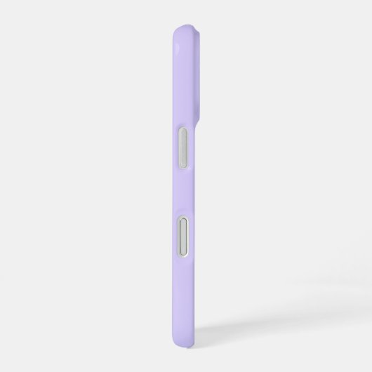 Bleke lavender Solid Color iPhone 16 Hoesje (Rechterkant)