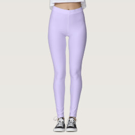 Bleke lavender Solid Color Leggings