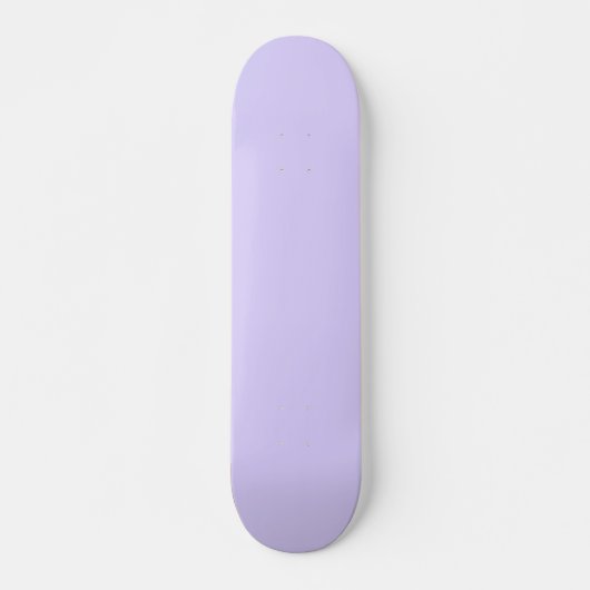 Bleke lavender Solid Color Persoonlijk Skateboard (Voorkant)
