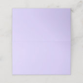 Bleke lavender Solid Color Plaatskaartje (Buitenkant ongevouwen)