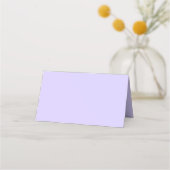 Bleke lavender Solid Color Plaatskaartje (Achterkant)