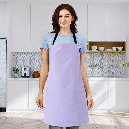 Bleke lavender Solid Color Schort