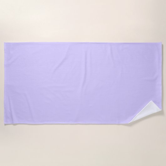 Bleke lavender Solid Color Strandlaken (Voorkant)