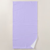 Bleke lavender Solid Color Strandlaken (Voorkant)