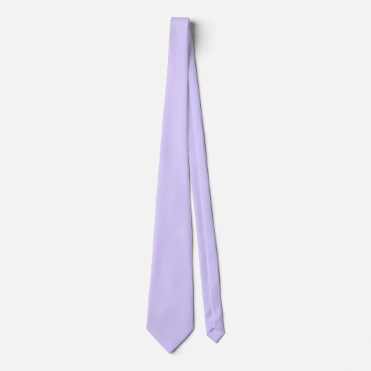 Bleke lavender Solid Color Stropdas (Voorkant)