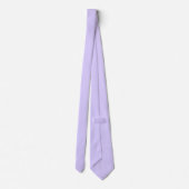 Bleke lavender Solid Color Stropdas (Achterkant)