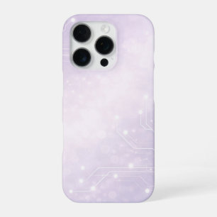 Bleke lila en parelgrijze AI-kunst  iPhone 16 Pro Hoesje