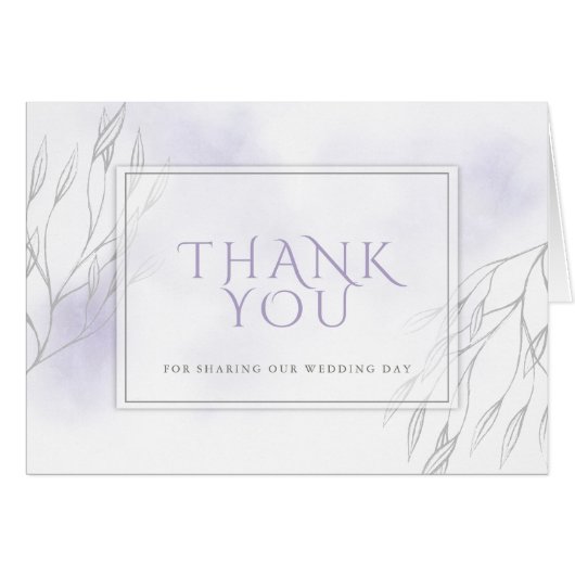 Bleke Lila Waterverf en Grijze Wilgentak (Voorkant Horizontaal)