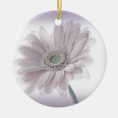Bleke Lila Zonnebloem Keramisch Ornament (Voorkant)