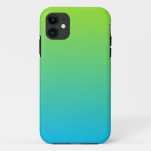 Bleke Limoen en blauwe twee tonen Case-Mate iPhone Case