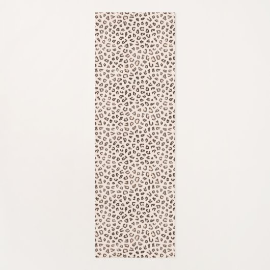 Bleke luipaard yogamat (Voorkant)