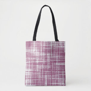 Bleke magenta striped tote bag