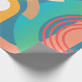 Bleke, minimalistische Abstracte geometrische vorm Cadeaupapier (Hoek)