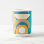 Bleke, minimalistische Abstracte geometrische vorm Koffiemok (Center)