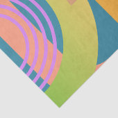 Bleke, minimalistische Abstracte geometrische vorm Tissuepapier (Detail)