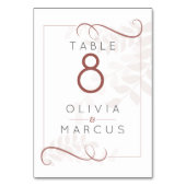 Bleke Mocha Foliage en Spice Brown accenten Kaart (Voorkant)