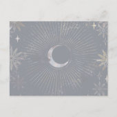 Bleke Moon Burst Briefkaart (Voorkant)