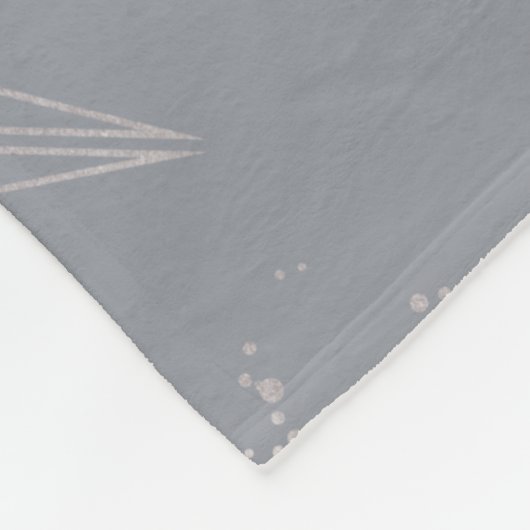 Bleke Moon Burst Fleece Deken (Hoek)