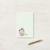Bleke Munt Ei Madeliefje Bloem Post-it® Notes (Op bureau)