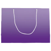 Bleke naar Royal Paarse Elegant Script Handtekenin Groot Cadeauzakje (Achterkant)