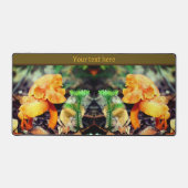 Bleke Oranje wilde paddenstoelen sluiten persoonli Bureaumat (Voorkant)