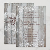 Bleke Oude Hout Kijk Weddenschap-gouden Tint Kaart (Voorkant / Achterkant)