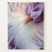Bleke Paarse Baardiris Bloem Planner (Achterkant)