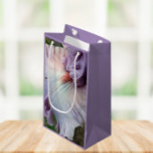Bleke Paarse Bearded Iris Bloom Floral Klein Cadeauzakje