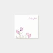 Bleke Paarse bloementulp Post-it® Notes (Voorkant)