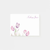 Bleke Paarse bloementulp Post-it® Notes (Voorkant)