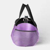 Bleke Paarse geborstelde metal zwart script monogr Plunjezak (Rechts)