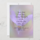 Bleke Paarse lelie bloem partij Kaart (Voorkant)