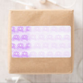 Bleke Paarse Patroon van Princess Carriages Etiket (Insitu)