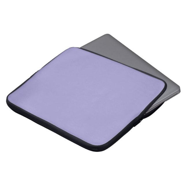 Bleke Paarse Solid Color-laptophoes Laptop Sleeve (Voorkant top)