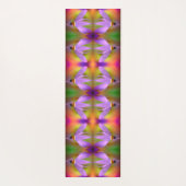 Bleke Paarse ventilator Sluit Abstract Yogamat (Achterkant)