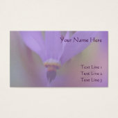 Bleke Paarse ventilator Sluit Visitekaartje af (Voorkant)