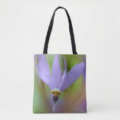 Bleke Paarse wilde bloem Tote Bag (Voorkant)