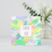 Bleke pasta Abstracte kunst Hartelijk dank voor pl (Staand voorkant)