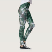 Bleke pasteelgroene witte, niet-gedomesticeerde me leggings (Rechts)