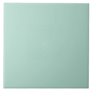 Bleke pastel groene keramische Tegel. Tegeltje