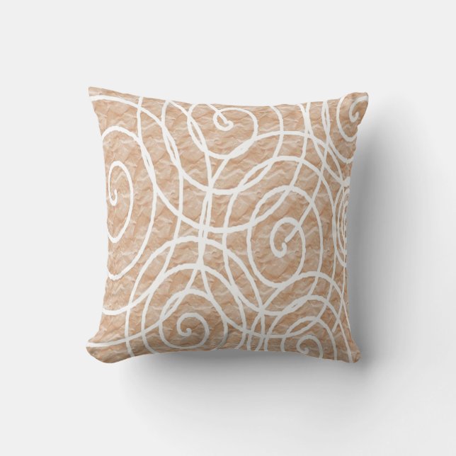 Bleke pekelcirkels kussen (Voorkant)