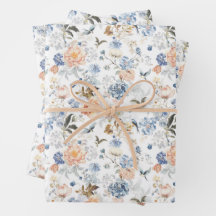 Bleke Perzik Blozende Blauwe Vogel 