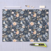 Bleke Perzik Blozende Blauwe Vogel  Tissuepapier (Craft)